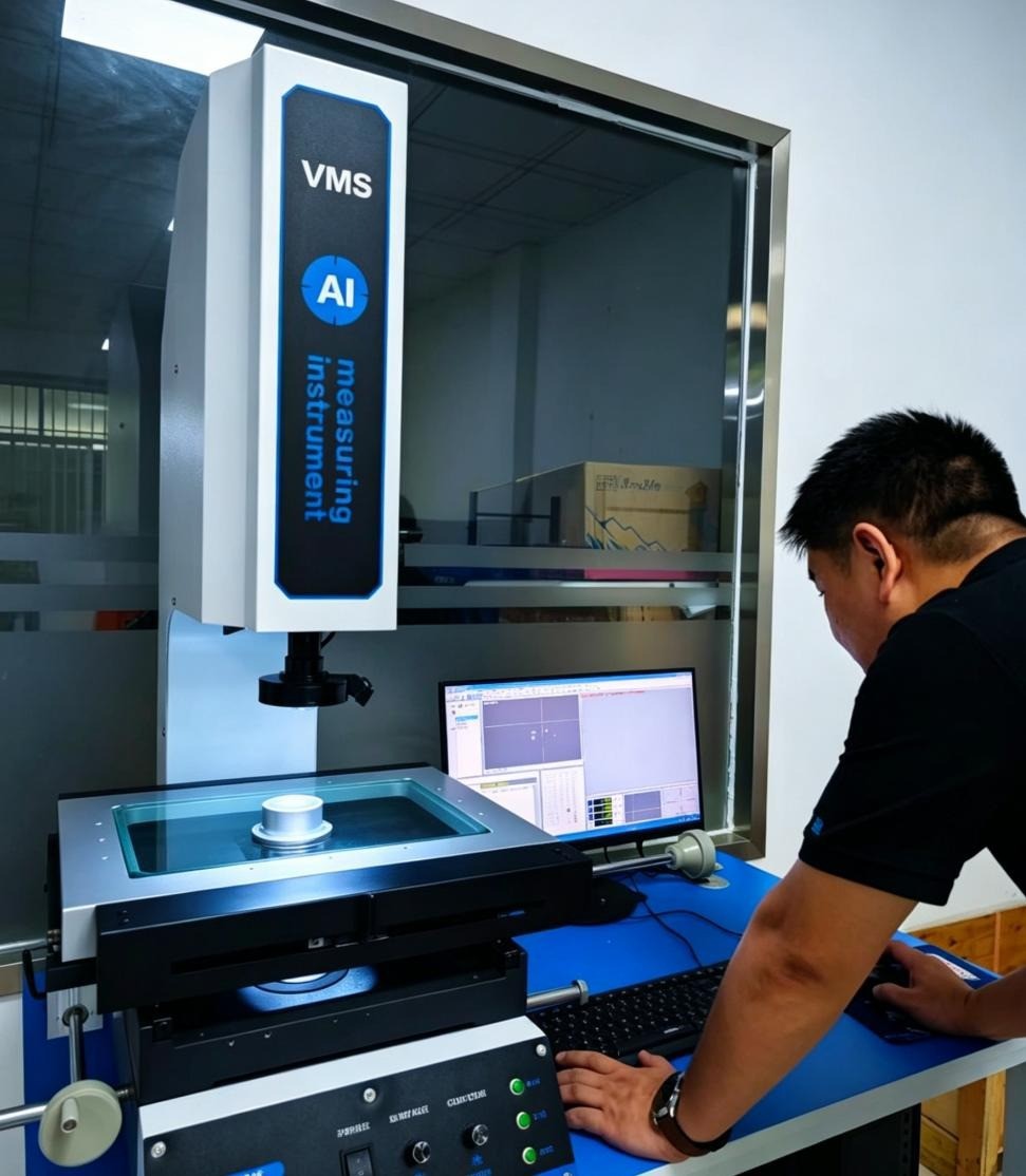VMS vision measuring machine used for part inspection