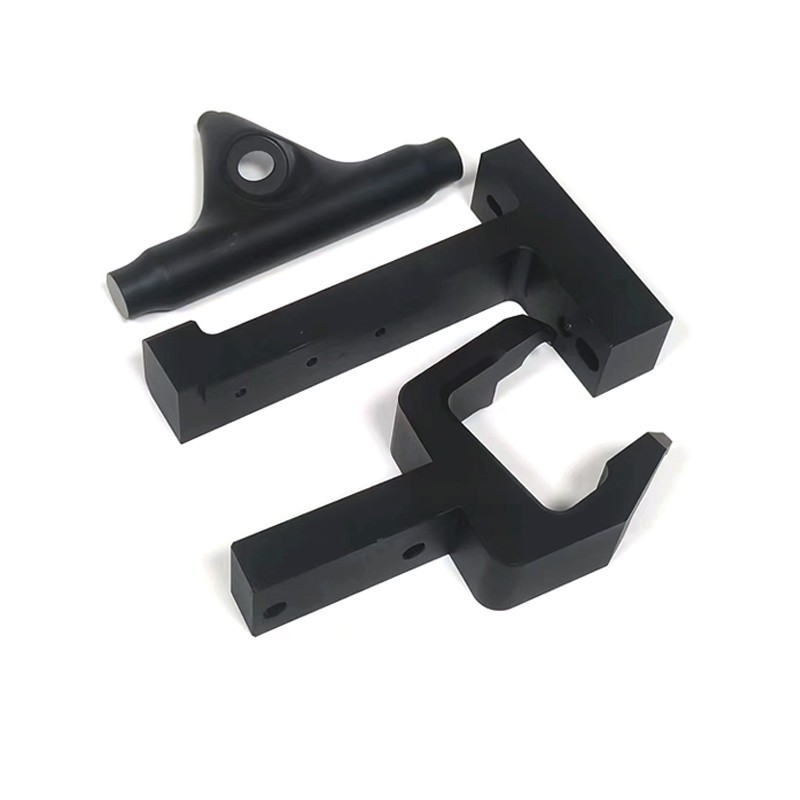 Black anodised clamp arms and supports