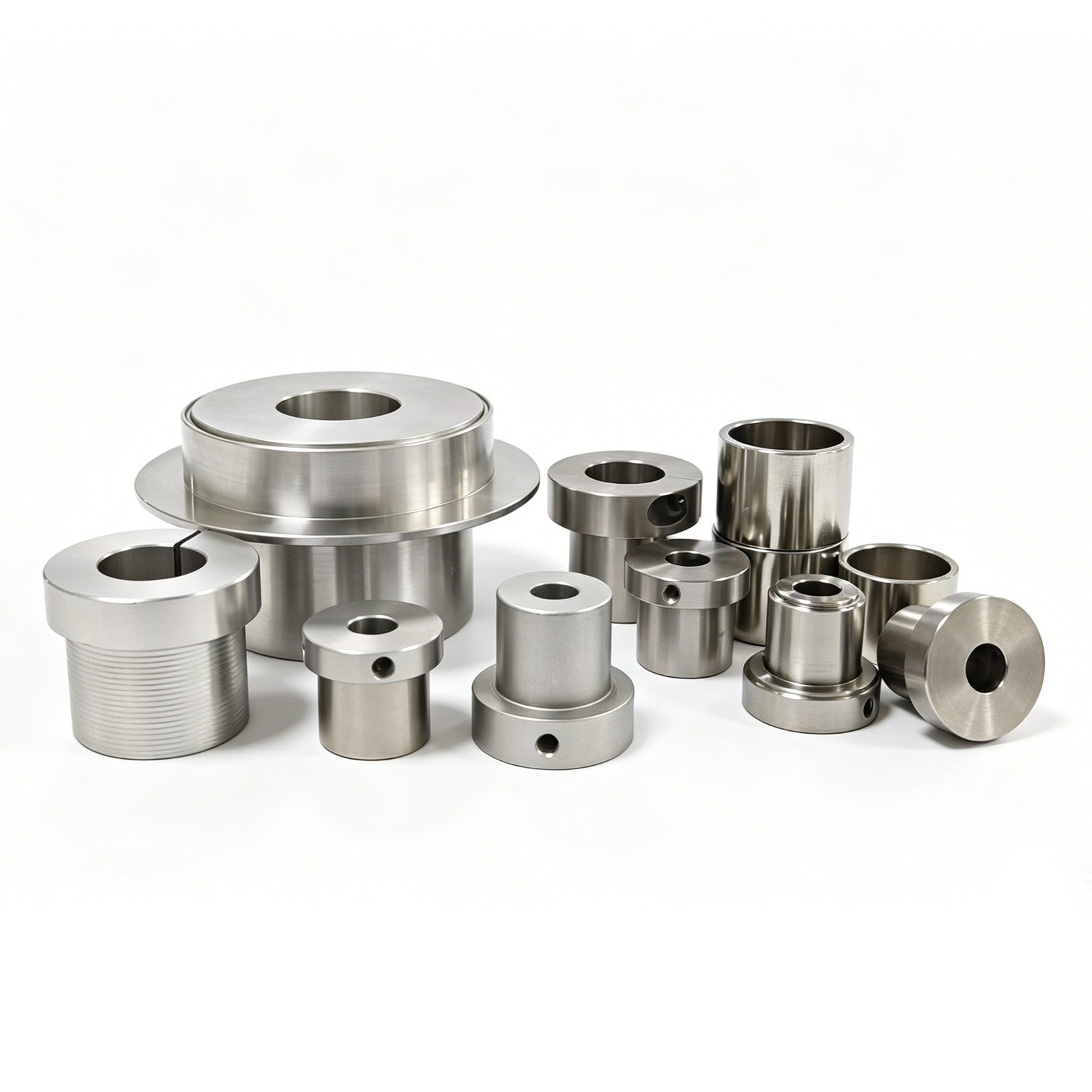Flanged bushings and machined collars